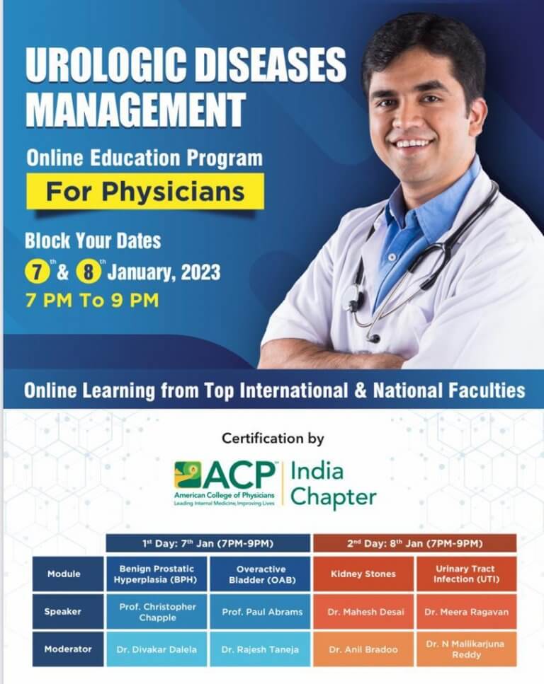 Urologic Diseases Management – Online Education Program for Physicians