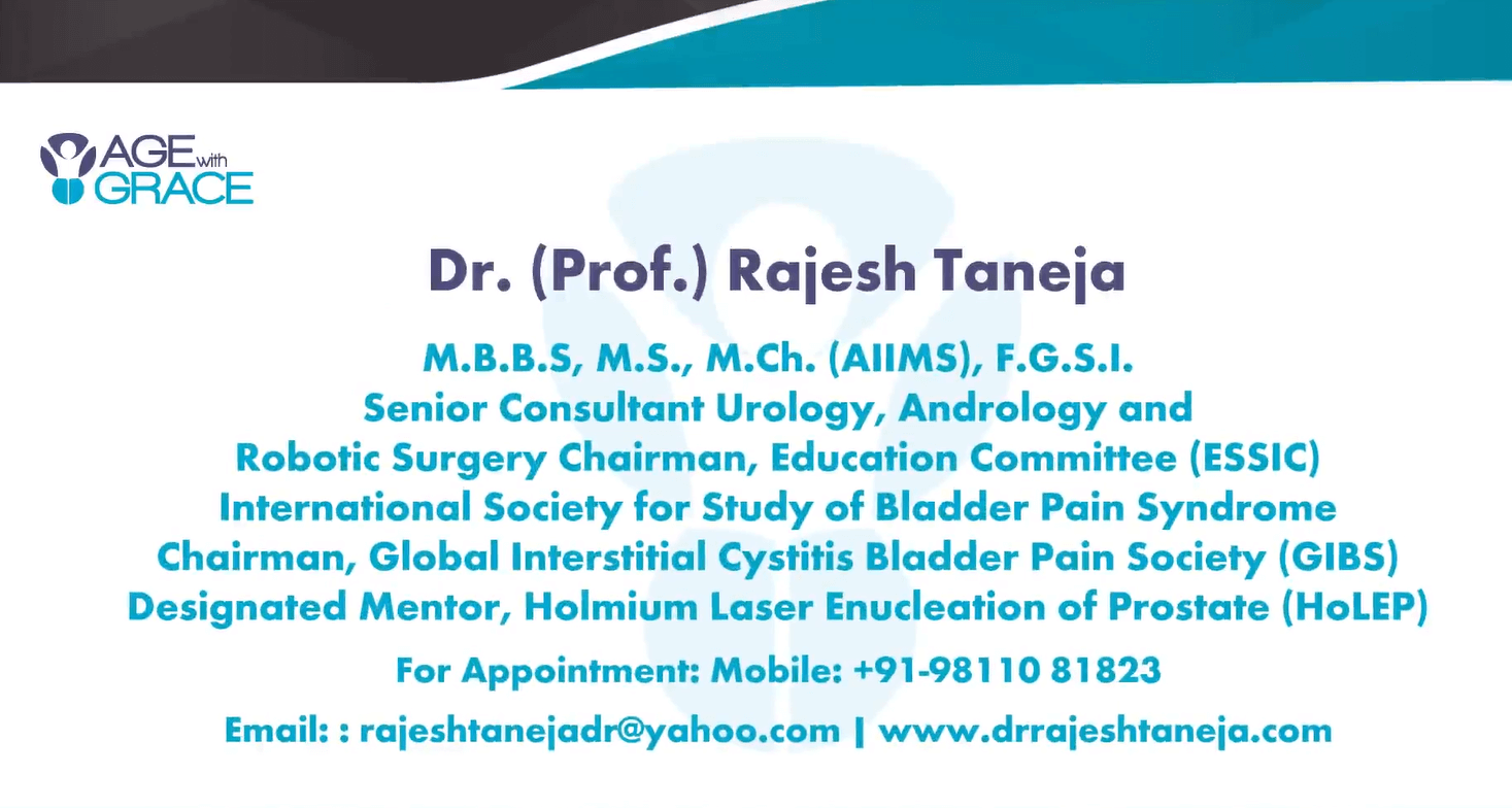 Dr. (Prof.) Rajesh Taneja – Consult for Urological Problems